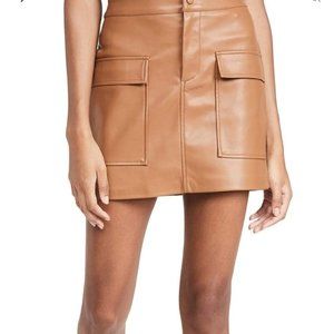 NWT BB Dakota Vegan Leather Skirt - Size 6